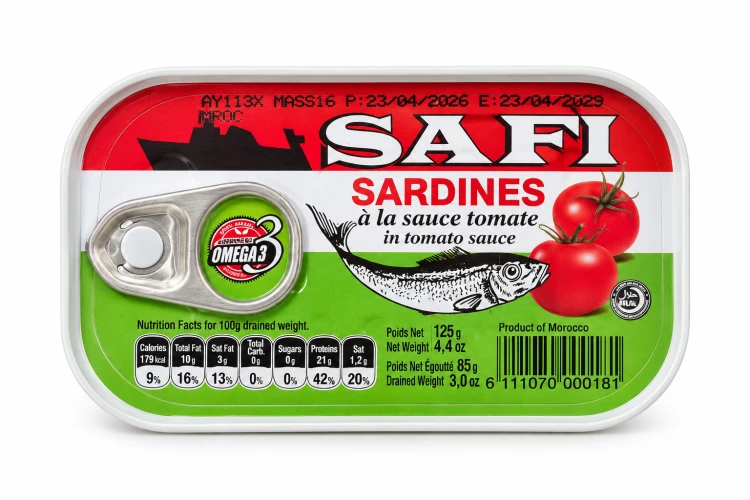 sardynki w sosie pomidorowym, sardynki w puszce, sardynki 125 g, sardynki pomidorowe, konserwa rybna, ryby w puszce, sardynki na kanapki, sardynki Smolin Fish.png
