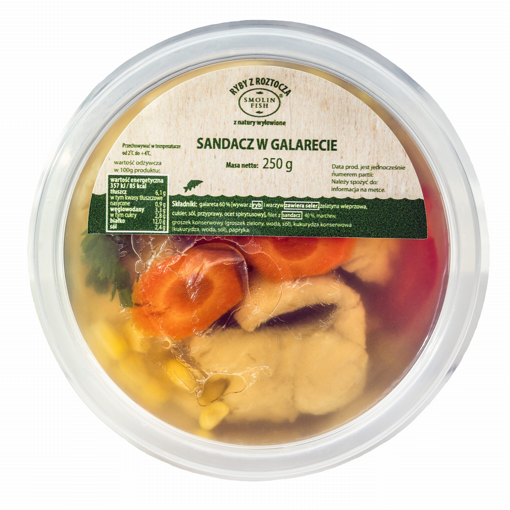 sandacz w galarecie
