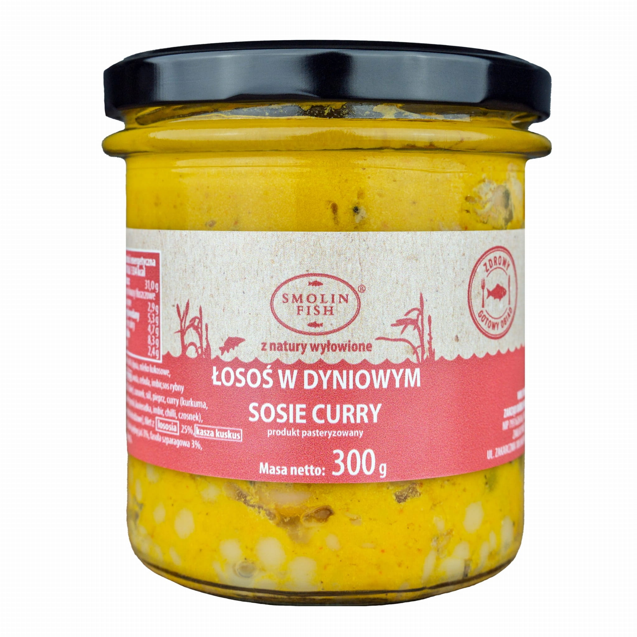 łosoś w sosie curry