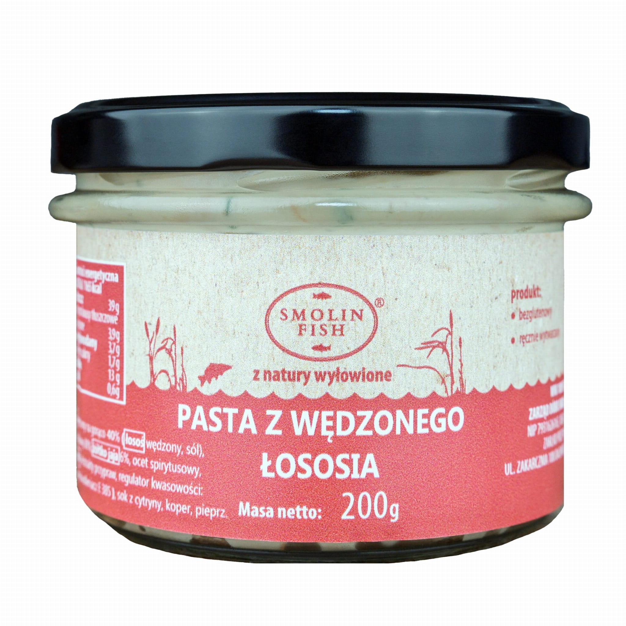 pasta z wędzonego łososia